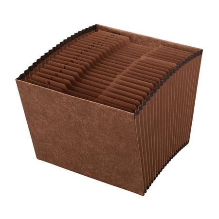 Pendaflex Expanding Alphabetic File, 21 Pockets, Letter Size, Redrope, 1 Each (PFXR-17A-OX)