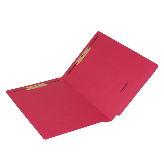 Pendaflex Fastener Folders End Tab File Folder Straight Cut Legal Size Paper Stock Red