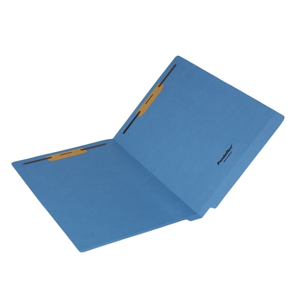Pendaflex Fastener Folders End Tab File Folder Straight Cut Legal Size PaperStock Blue