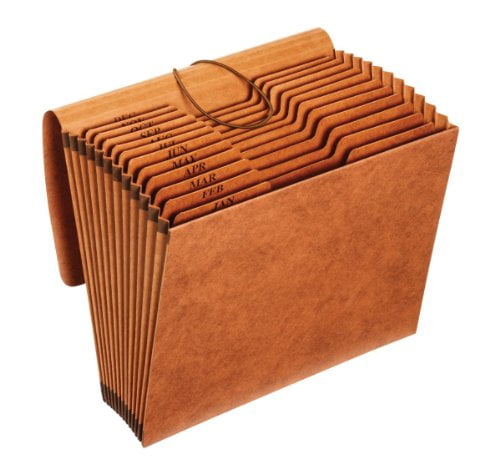 Globe-Weis/Pendaflex Heavy Duty Expanding File with Flap, 12 Monthly ...