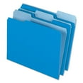 thumbnail image 1 of Pendaflex Interior File Folders, 1/3-Cut Tabs: Assorted, Letter Size, Blue, 100/Box, 1 of 1
