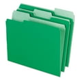 thumbnail image 1 of Pendaflex Interior File Folders 1/3-Cut Tabs: Assorted, Letter Size, Bright Green, 100/Box, 1 of 1