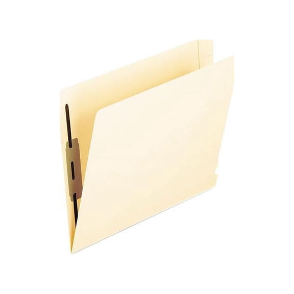 Pendaflex Laminated Spine End Tab Folder with 2 Fasteners 14 pt Manila Letter 50/Box 13240