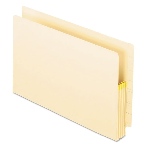 Pendaflex Manila Drop Front Shelf File Pockets, 3.5" Expansion, 25 Sections, Legal Size, Manila, 25/Box (22812)