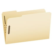 Pendaflex Reinforced Tab File Folders, Heavy Duty Manila Fastener, Legal Size, 1/3 Cut, Box of 50