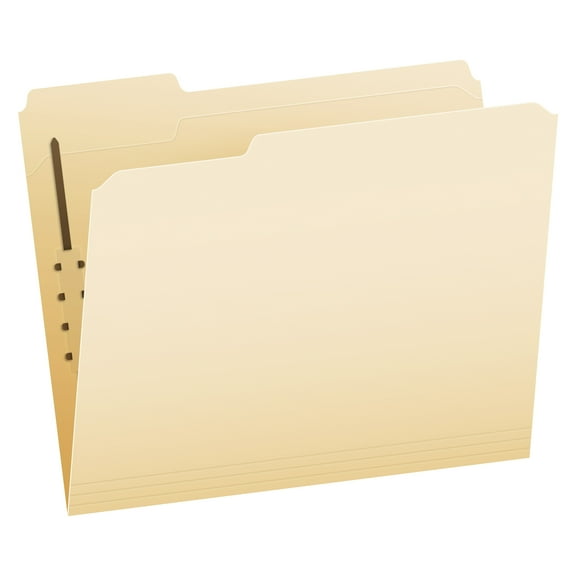 Pendaflex® Manila Fastener Folders, Letter Size, 1 Fastener, 1/3 Cut, 50/BX