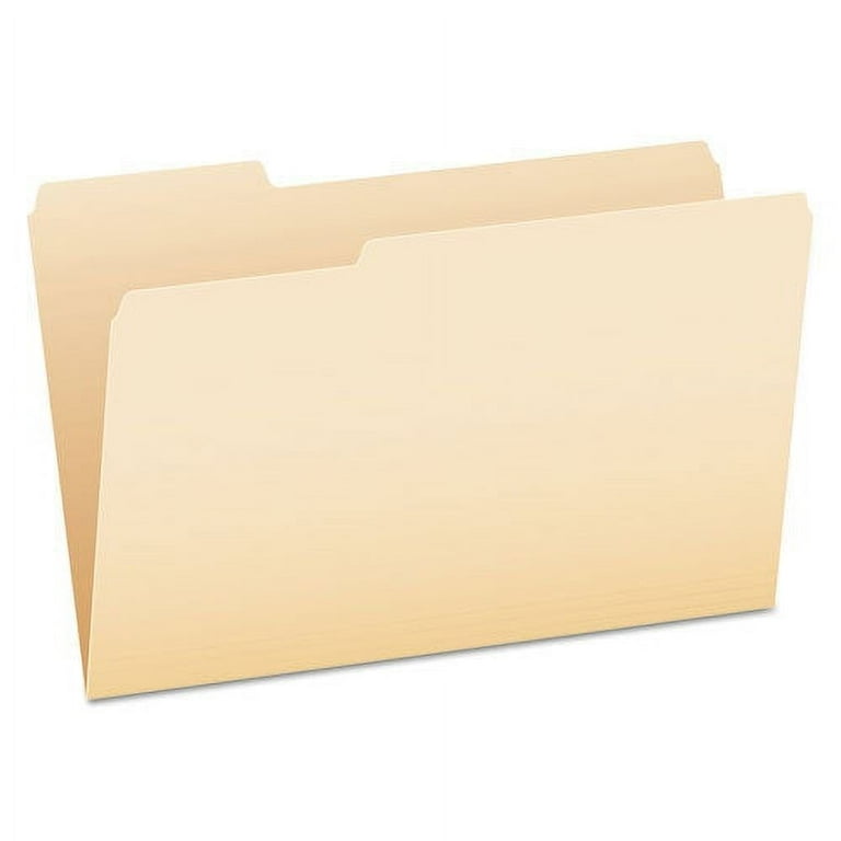 Manila File Folders, 1/3-Cut Tabs: Assorted, Legal Size, 0.75 Manila File Folders, 1/3-Cut Tabs: Assorted, Legal Size, 0.75