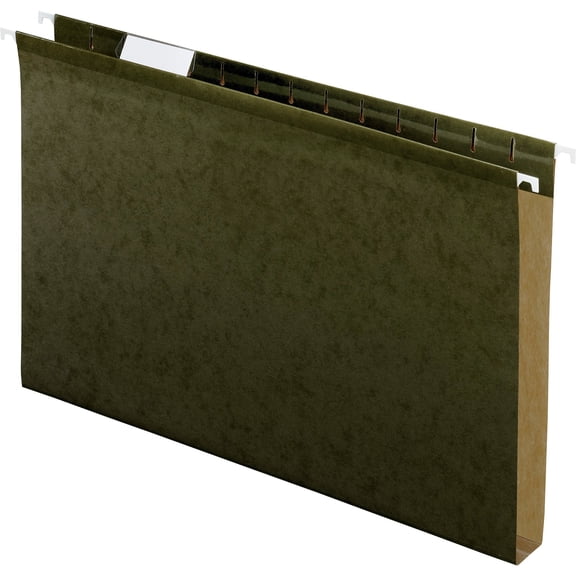 Pendaflex, PFX4153X1, Ex-capacity Reinforced Hanging Folders, 25 / Box, Standard Green
