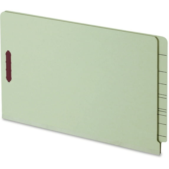 Pendaflex, PFX47705, End Tab Pressboard Fastener Folders, 25 / Box, Light Green