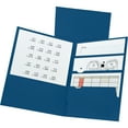 thumbnail image 1 of Pendaflex, PFX57401, Divide-It-Up Four-Pocket Folders, 20 / Box, Navy, 1 of 3