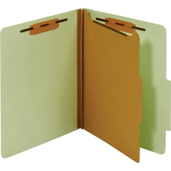 Pendaflex, PFXPU41Green, Bonded Fastener Classification Folders, 1 Each, Green