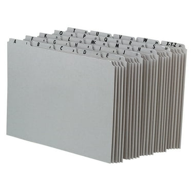 Smead Recycled Top Tab File Guides - A-Z Alphabetical Set Of 25 Letter Size Pressboard
