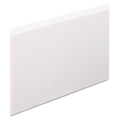 Pendaflex Pendaflex Self-Adhesive Pockets, 5 X 8, Clear Front-White Backing, 100-Box