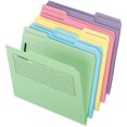 thumbnail image 1 of Pendaflex Printed Notes Fastener File Folders - Letter - 8 1/2" x 11" Sheet Size - 1 Fastener(s) - 1/3 Tab Cut - Assorted Position Tab Location - 11 pt. Folder Thickness - Manila - Assorted - Recycled, 1 of 1