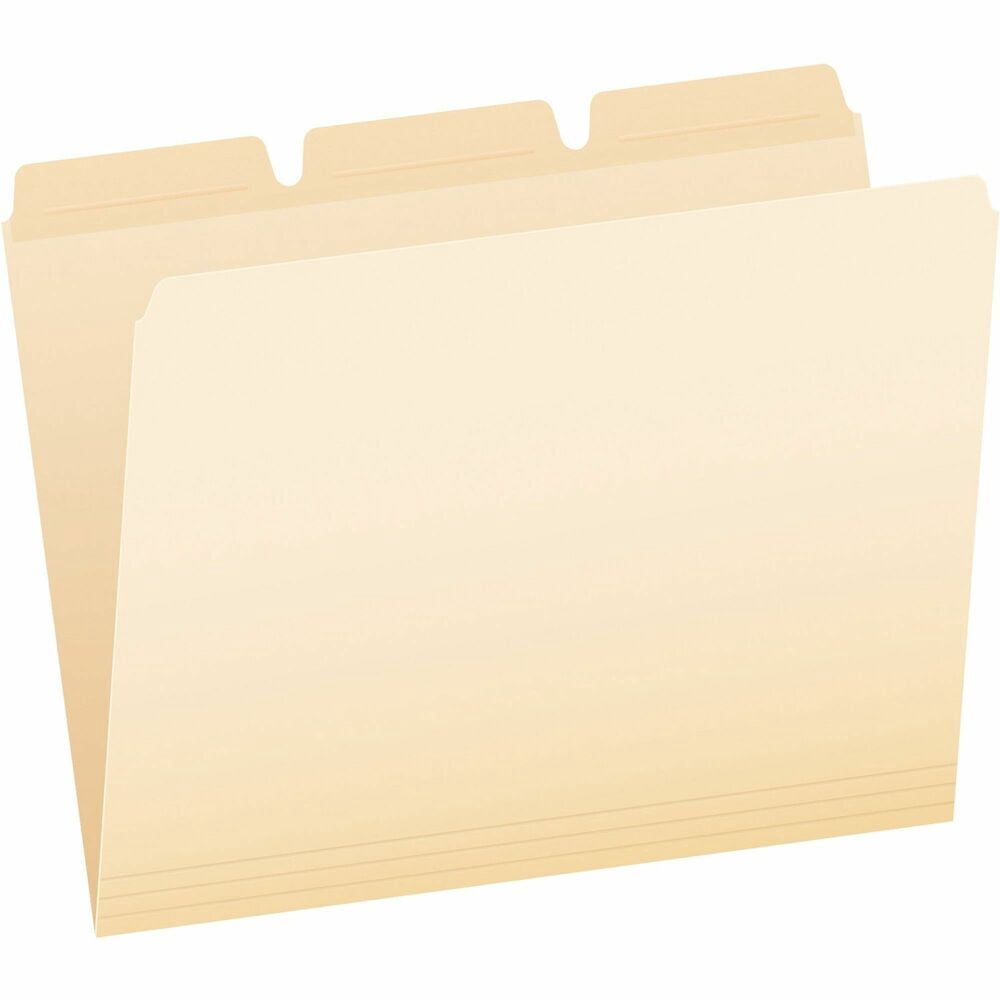 Pendaflex Ready-Tab File Folders 1/3 Cut Top Tab Letter Manila 50/Pack 42336