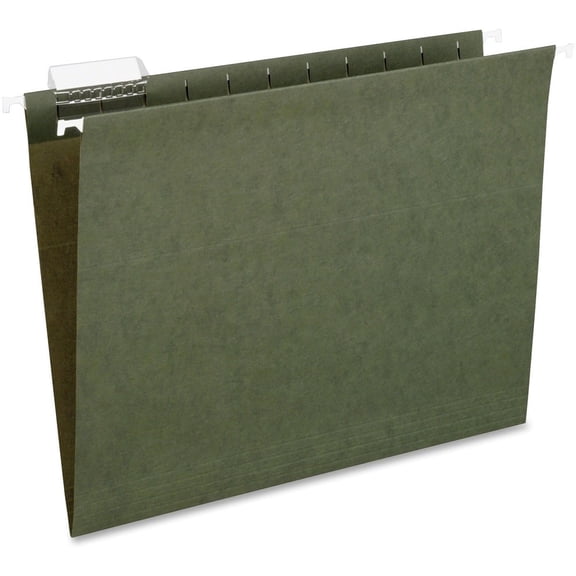 Pendaflex Recycled Hanging File Folders, Letter Size, Standard Green, Bulk, 25/Box