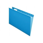Pendaflex Reinforced Hanging Folders 1/5 Tab Legal Blue 25/Box 415315BLU