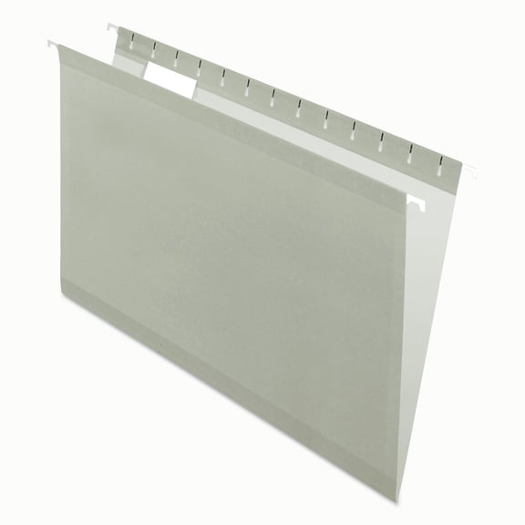 Pendaflex Reinforced Hanging Folders 1/5 Tab Legal Gray 25/Box 415315GRA