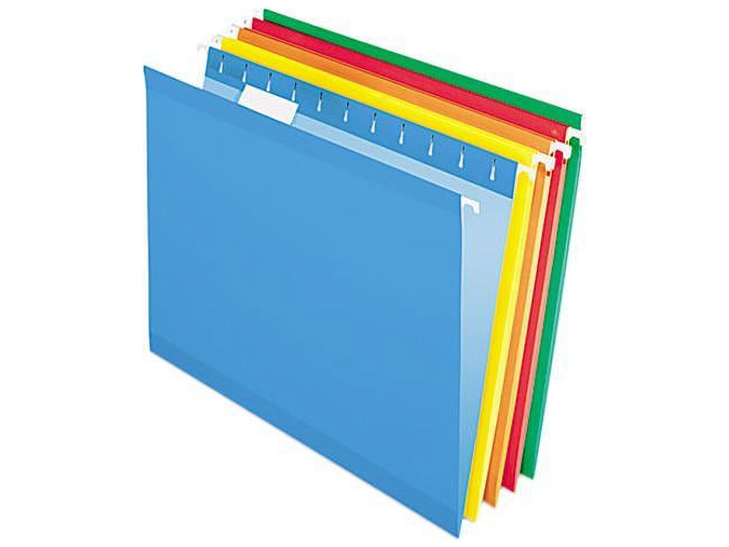 Pendaflex Reinforced Hanging Folders 1/5 Tab Letter Assorted 25/Box