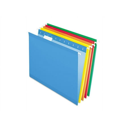 Pendaflex Reinforced Hanging Folders 1/5 Tab Letter Violet 25/Box 415215VIO