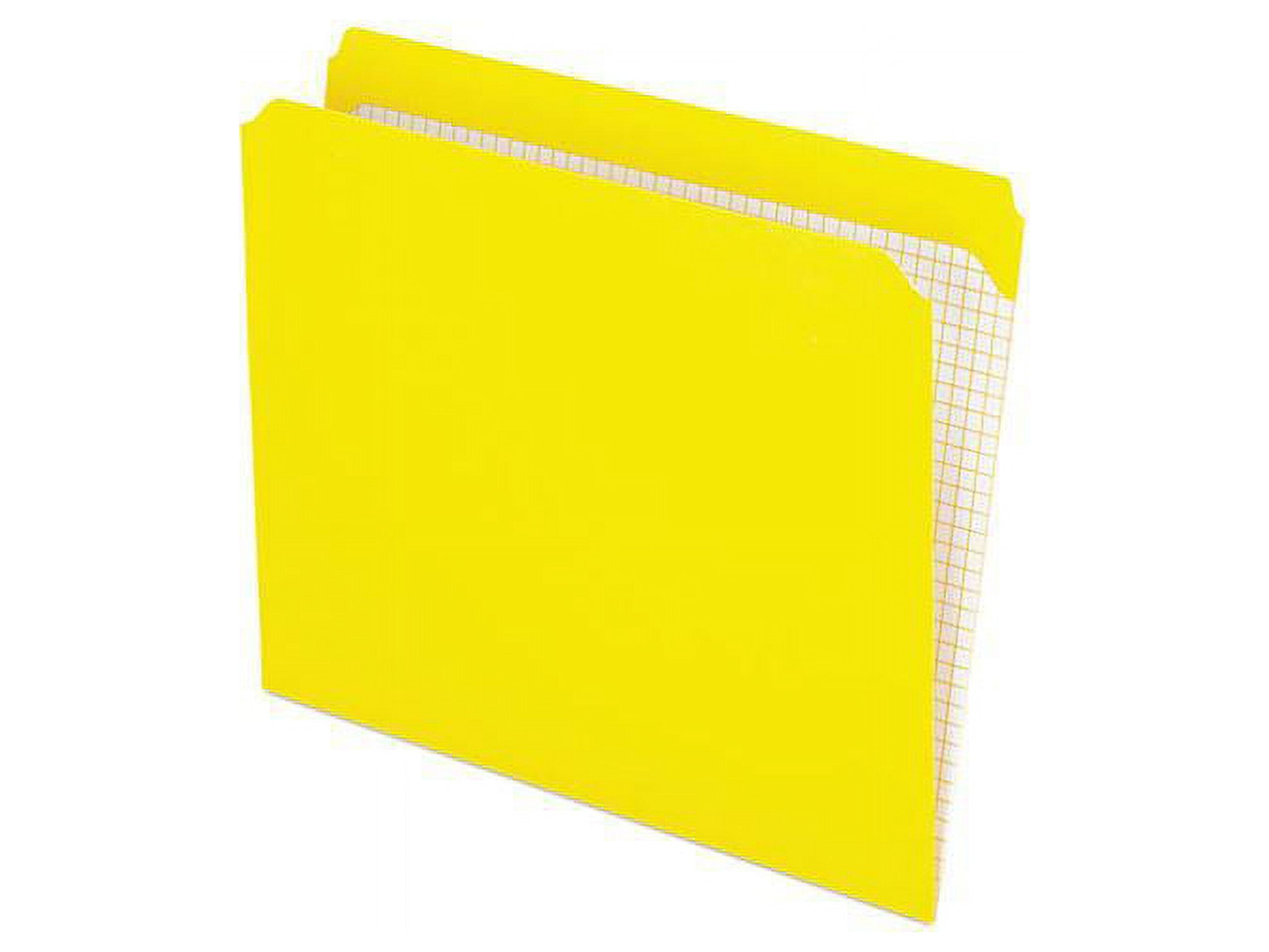 Pendaflex Reinforced Top Tab File Folders Straight Cut Letter Yellow 100/Box R152YEL