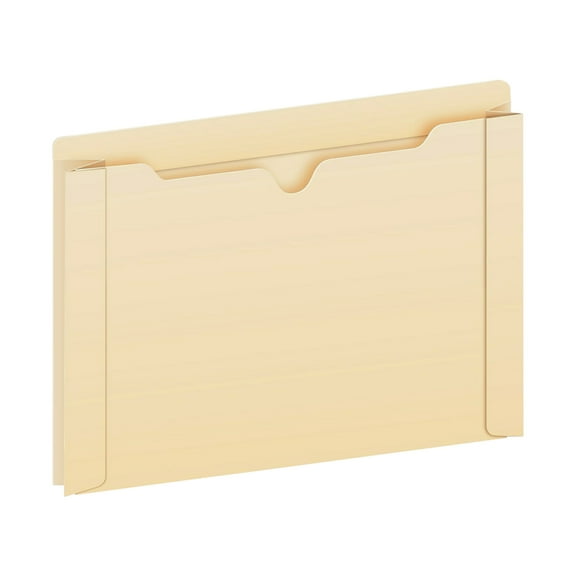 Pendaflex Smart Shield File Jacket, Letter Size, 2 Inch Expansion, Manila, Pack of 50