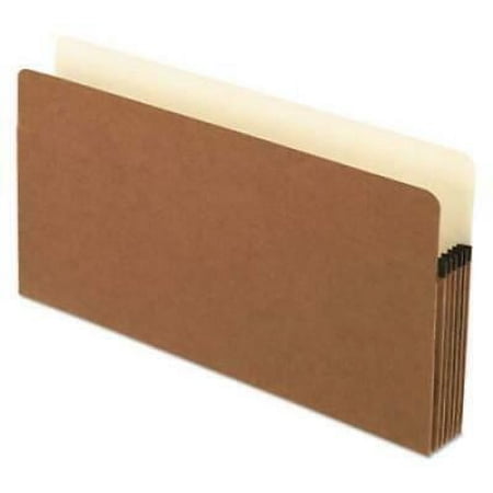 Pendaflex Smart Shield File Pocket, 5.25" Expansion, Legal Size, Red Fiber, 10/Box (1536GAM)