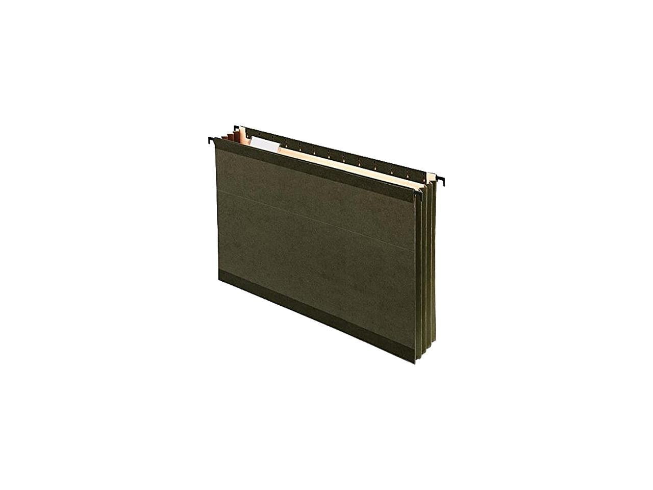SureHook Hanging Pocket File, Legal Size, 1/5-Cut Tabs, Standard Green, 4/Pack SureHook Hanging Pocket File, Legal Size, 1/5-Cut Tabs, Standard Green, 4/Pack