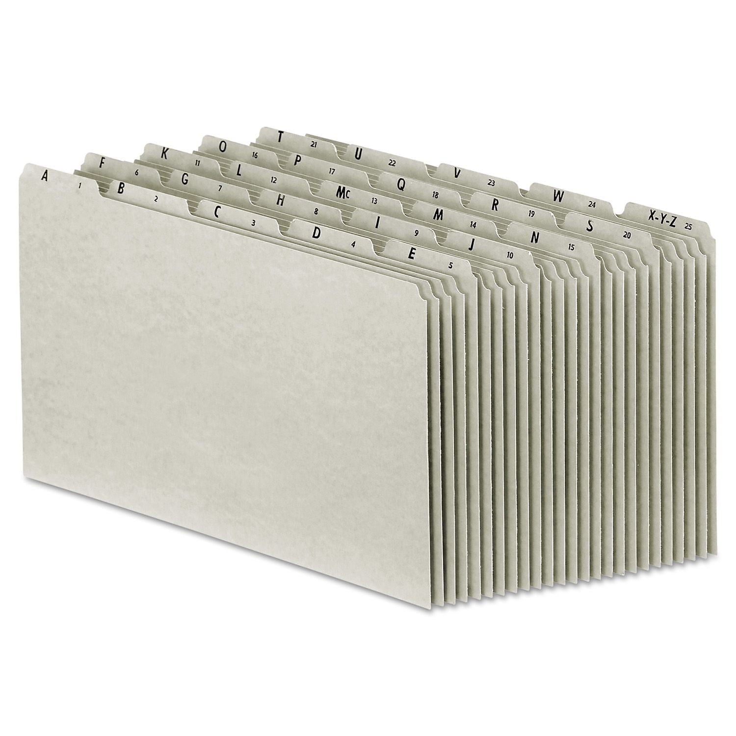 Pendaflex Top Tab AZ File Guides Legal Gray PN1025