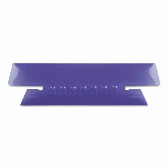 Pendaflex Transparent Colored Tabs For Hanging File Folders, 1/3-Cut, Violet, 3.5" Wide, 25/Pack