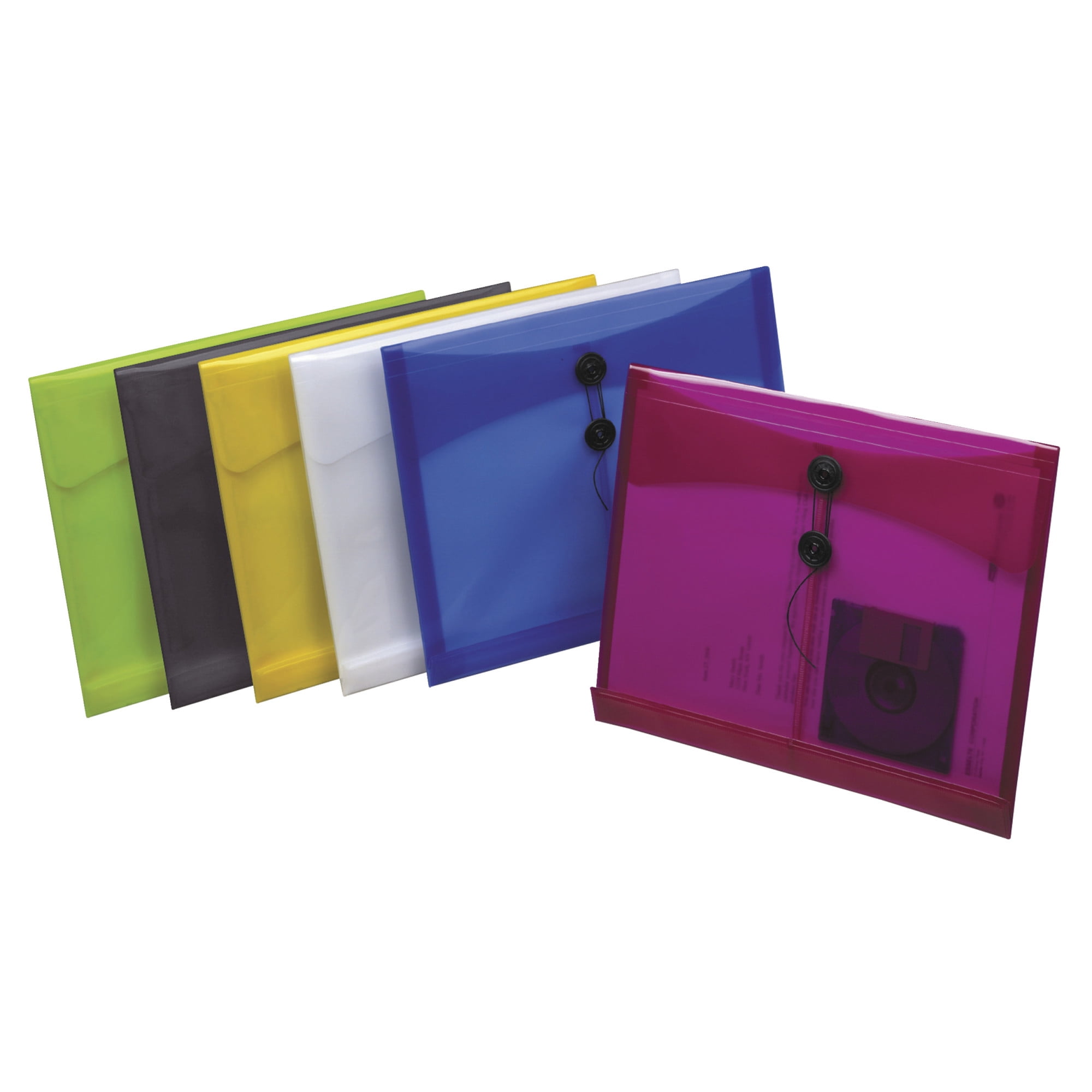 Pendaflex ViewFront Poly Envelopes, Letter Size, Side Load, Assorted