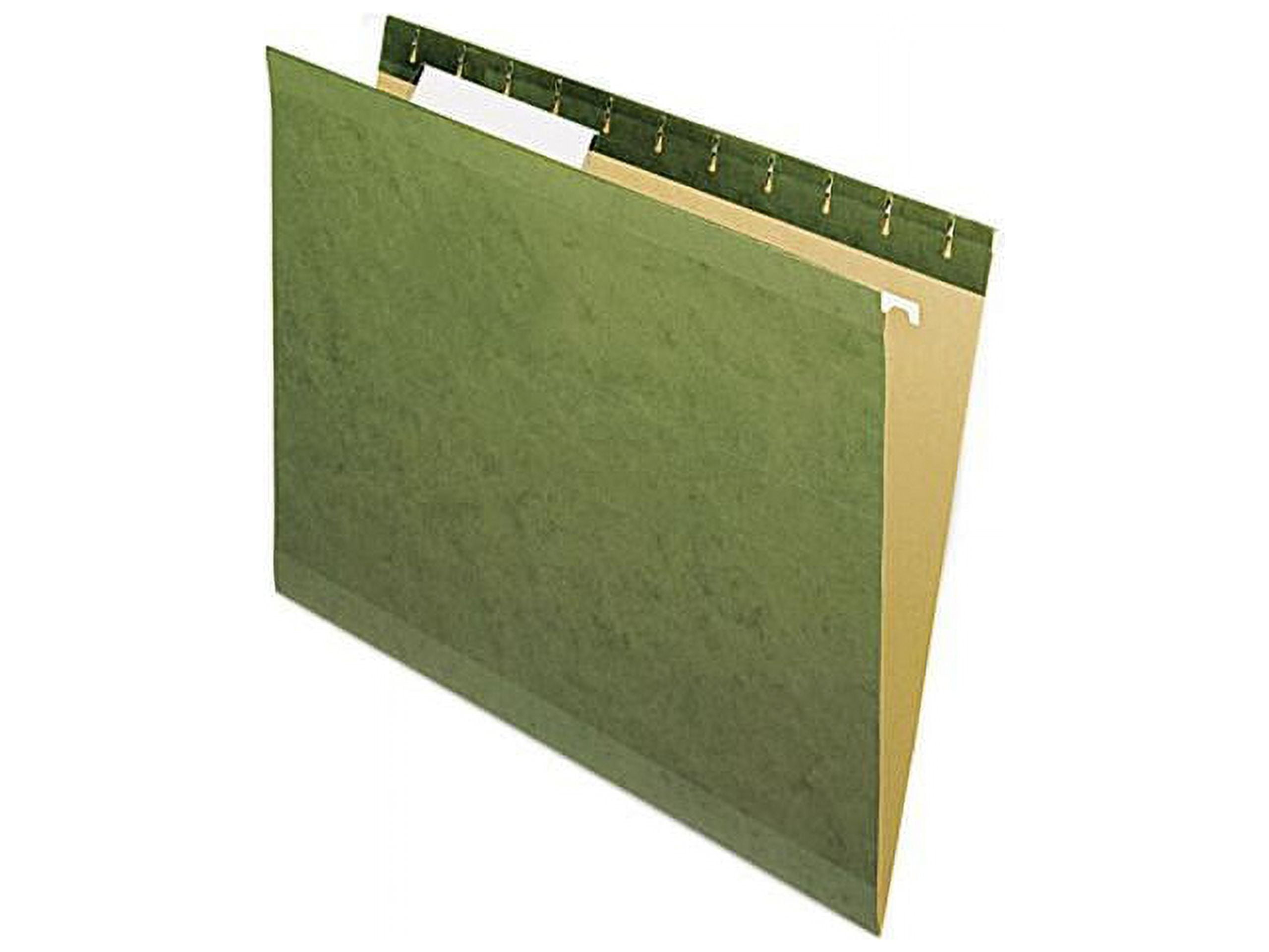 Pendaflex XRay Hanging File Folders No Tabs Letter Standard Green 25
