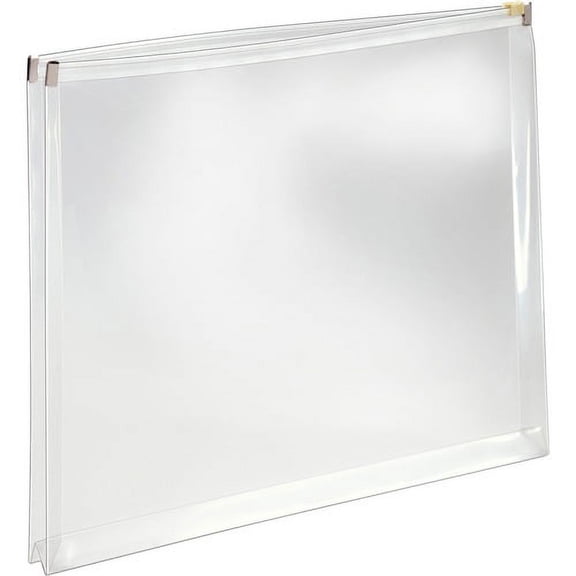 Pendaflex Zippered Closure Poly Envelopes - Document - 13" Width x 10" Length - Zippered - Poly - 5 / Pack - Clear | Bundle of 10 Packs