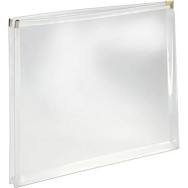 Poly Zip Envelope, Zipper Closure, 10 x 13, Clear, 5/Pack Poly Zip Envelope, Zipper Closure, 10 x 13, Clear, 5/Pack