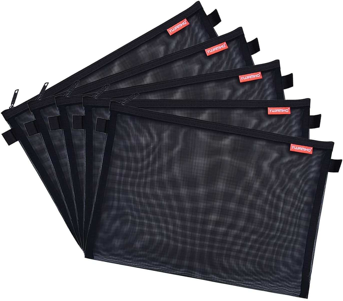 Pendancy 5Pcs A4 Nylon Travel File Folder Books Organizer Document Bags