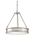 thumbnail image 1 of Pendant 3 Light In Transitional Style 18.5 Inches Tall By 19 Inches Wide-Brushed Nickel Finish    -Traditional Installation Minka Lavery 4173-84, 1 of 2