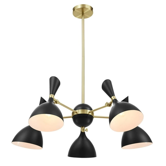 Pendant Ceiling Light Fixture, Black, Metal, Modern Contemporary, Mid Century Kitchen Room Cafe Bistro Restaurant Hospitality