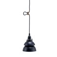 thumbnail image 1 of Pendant Ceiling with Double Metal Shade, Black - Saltoro Sherpi, 1 of 5