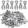 thumbnail image 1 of Pendant Clip Clasp,60pcs 3 Sizes Pinch Clip Bail Clasp Stainless Steel Pendant Clasp for Jewelry Making Crafts DIY,15mm/16mm/18mm, 1 of 7