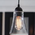 thumbnail image 1 of Pendant Conversion Kit Adapter Only 4"-6" Recessed Light Conversion Kit to Screw-in Pendant (Matte Black - Bulb Not Included), 1 of 8