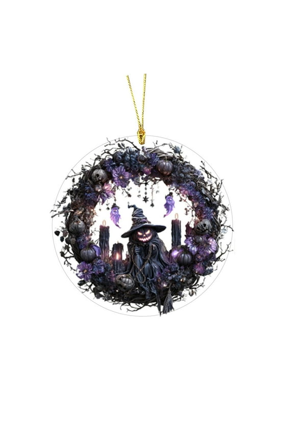 Halloween Decorations Indoor Outdoor - Ornament - Halloween Pumpkin Man 2D Acrylic Keychain Cute Decorations Bag Charms For Cosplay