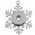 thumbnail image 1 of Pendant Interchangeable DIY Ginger Snaps Snowflake fit for 18mm Snap Button, 1 of 1