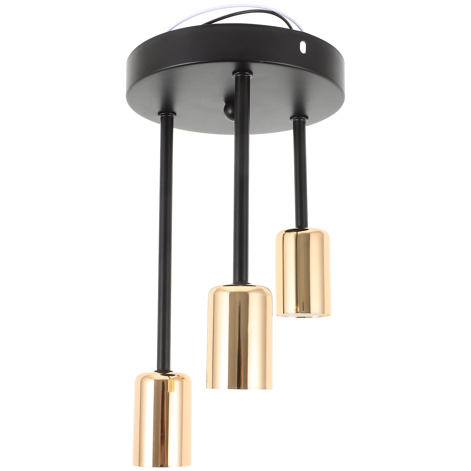 Plug-in Track Lighting Kit - 3 Spotlight Heads, 14.3ft Cord, Wall Mount, Dimmable (GU10 Bulbs)