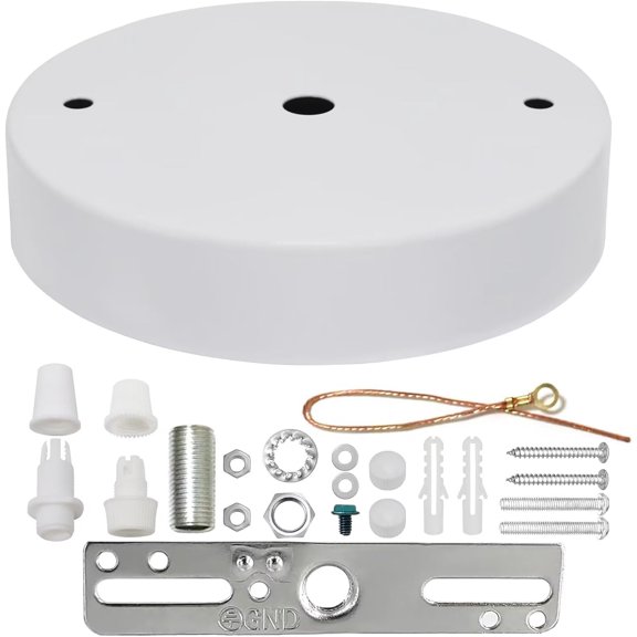 Pendant Light Canopy Kit, 4.7" UL Vintage Chandelier Light Plate