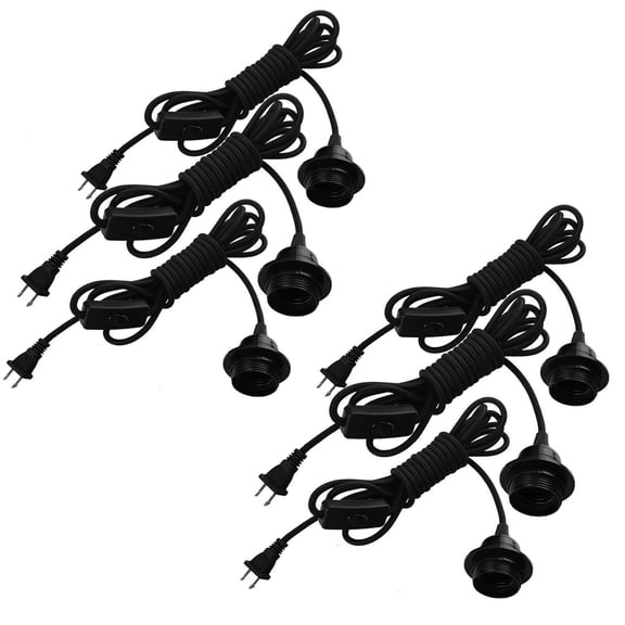 Pendant Light Kit 6-Pack E26/E27 Lamp