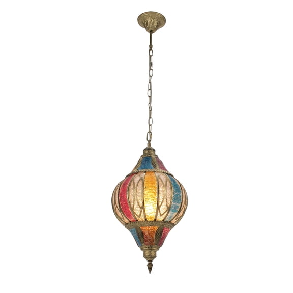 Pendant Light Retro Pendant Light Bohemin Style Pendant Oval Lantern Lamp Exotic