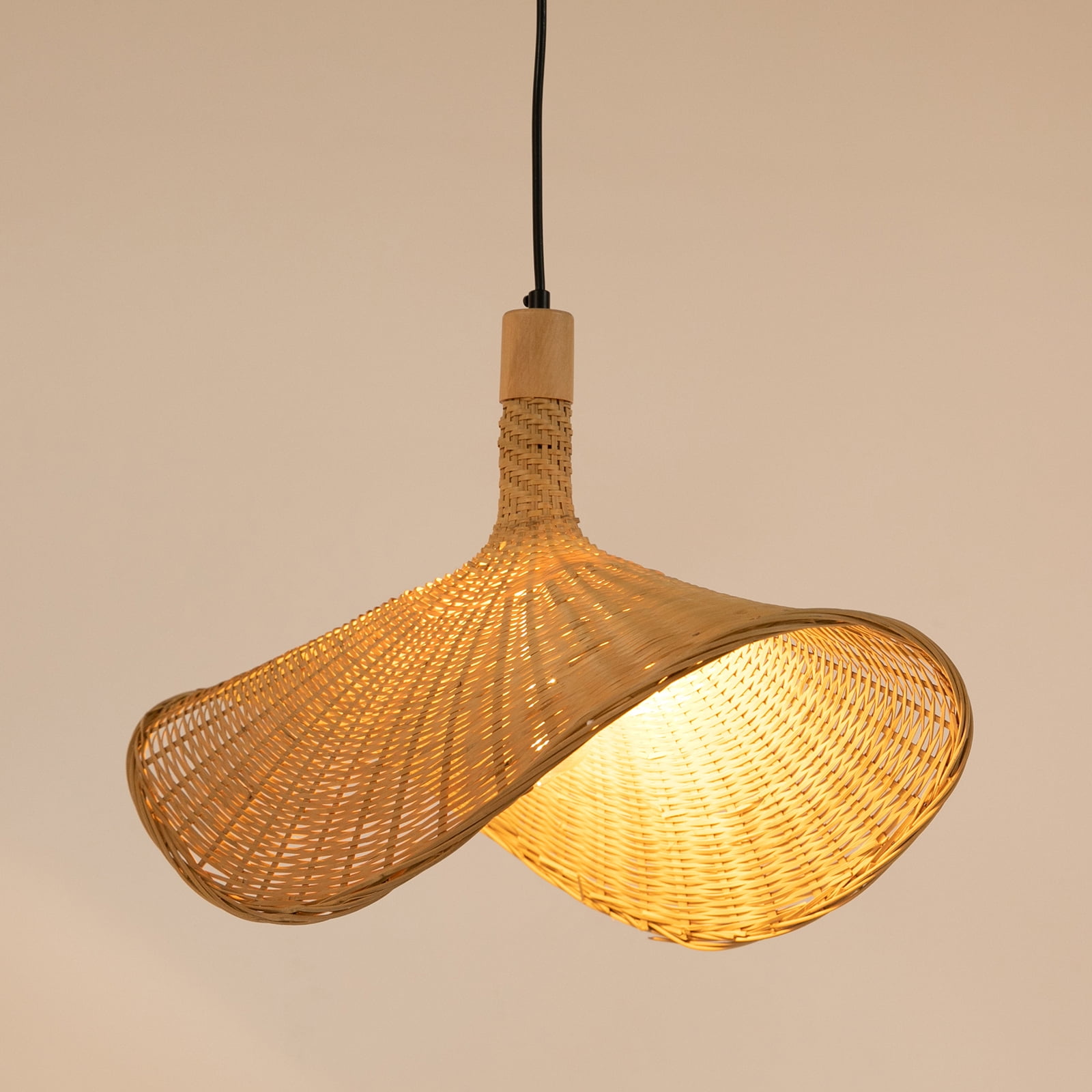 Pendant Light, Woven Hanging Light Fixtures, Ceiling Lamp for Dining Room Kitchen Entryway for the Dining Room, Kitchen Island, Living Room, Bedroom (Not Included Bulb)