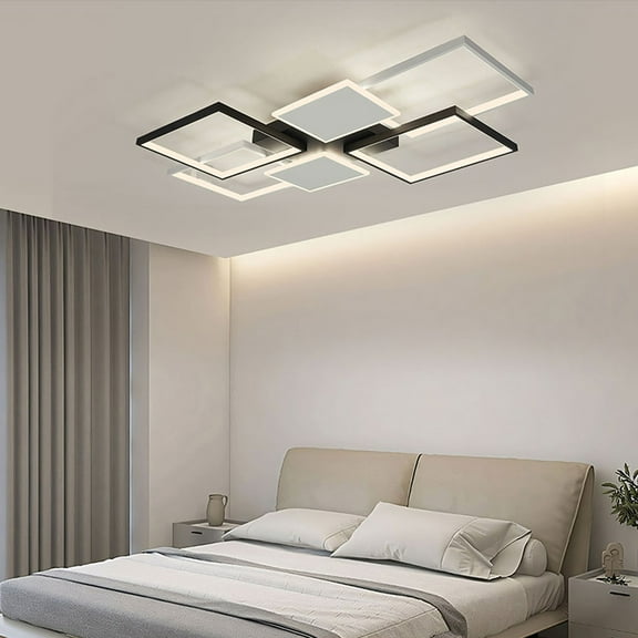 Pendant Lighting Fixture, Dimmable Ceiling Light Fixture, Modern LED Ceiling Light