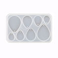 Pendant Mould Resin Mold Multi-Shapes Jewelry Molds with Holes Hand ...