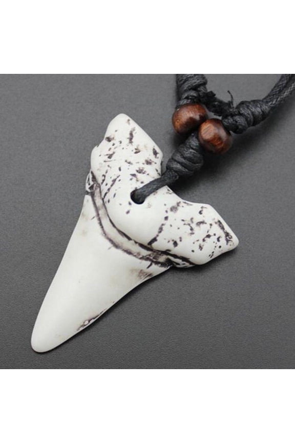 Pendant Necklace Teeth Surf Surfer Gift Mens Womens Punk Jewellery